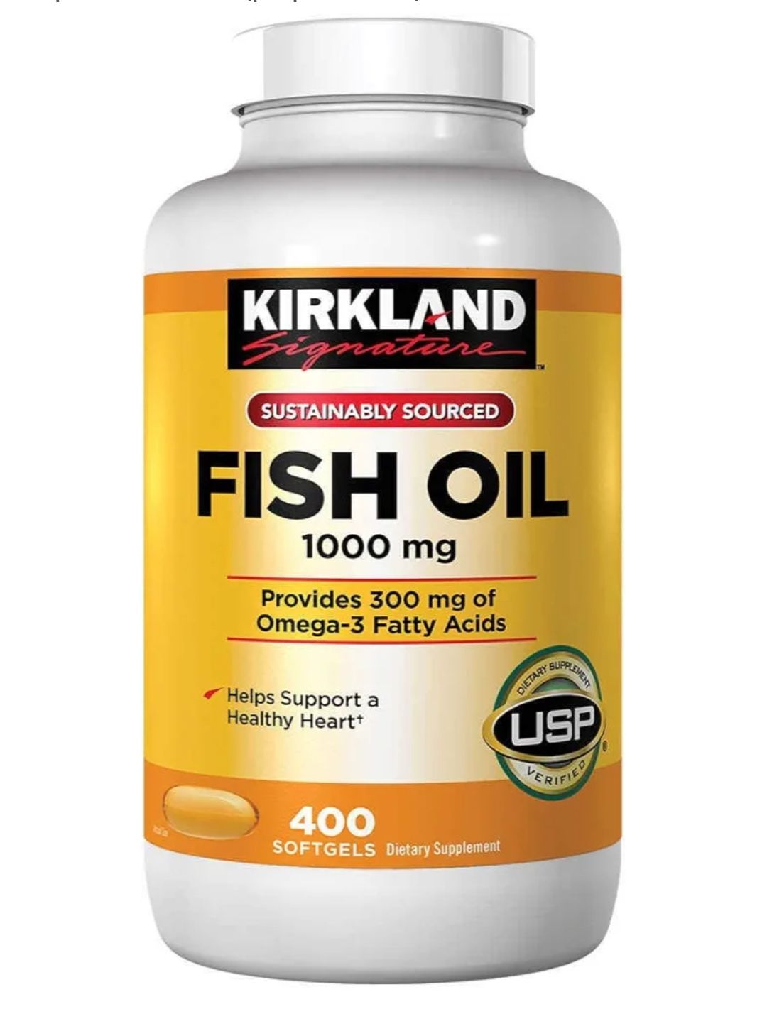 Fish Oil Kirkland × 400 Sofgels
