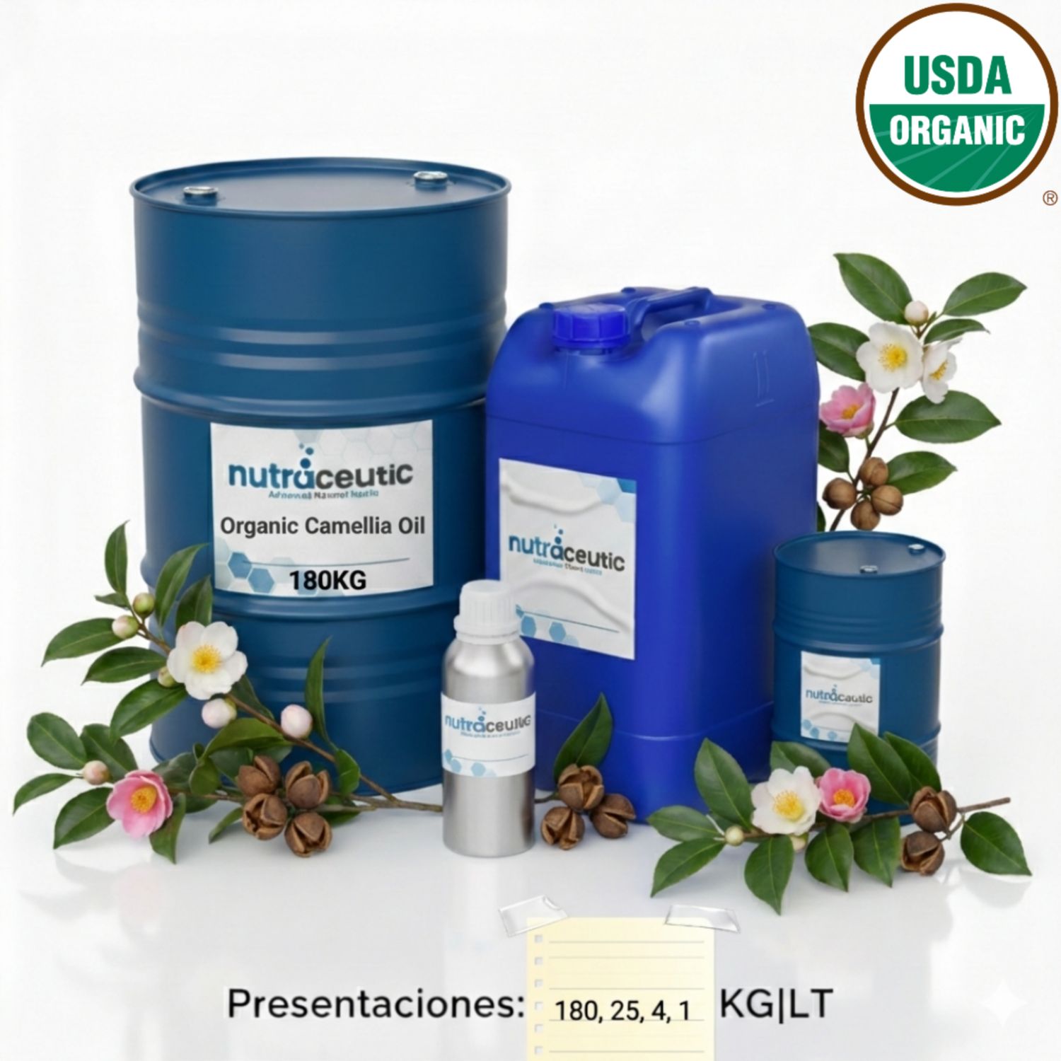 Camellia ~ Organic Oil × 25 KG/LT