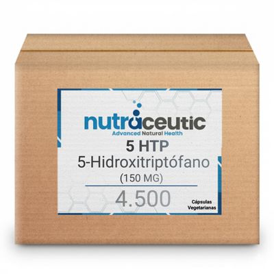 5 HTP ~ 150 MG × 4.500 Cápsulas Vegetarianas Premium