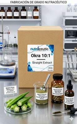 Okra Extract Powder 10:1 × 25 KG