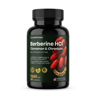 Berberine HCL Complex Montevera × 90 Capsules