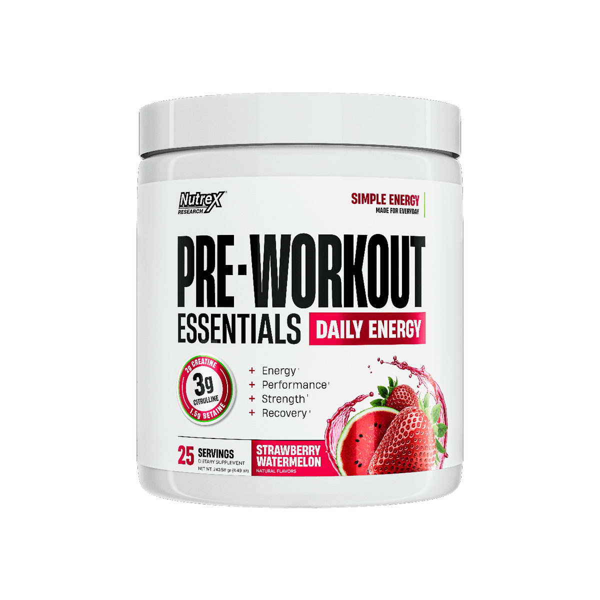 Pre-Workout Essentials Nutrex x 25 Serv