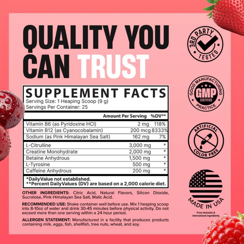Pre-Workout Essentials Nutrex x 25 Serv