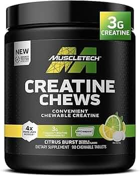 Creatine Chews Citrus Muscletech x 90 Tablets