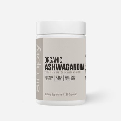 Organic Ashwagandha Simply x 90 Capsulas