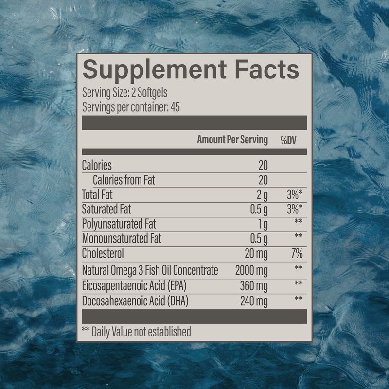 Omega 3 Fish OIl x 90 Sofgels