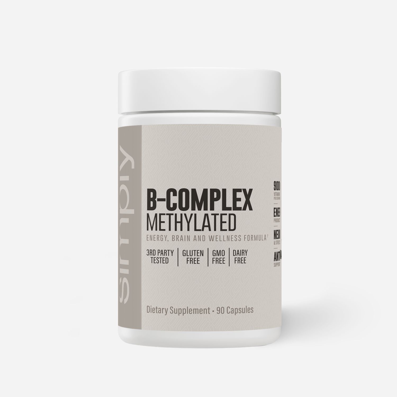 B-COMPLEX Methylated x 90 Capsulas