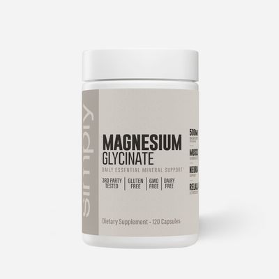 Glicinato de Magnesio Simply x 120 Capsulas