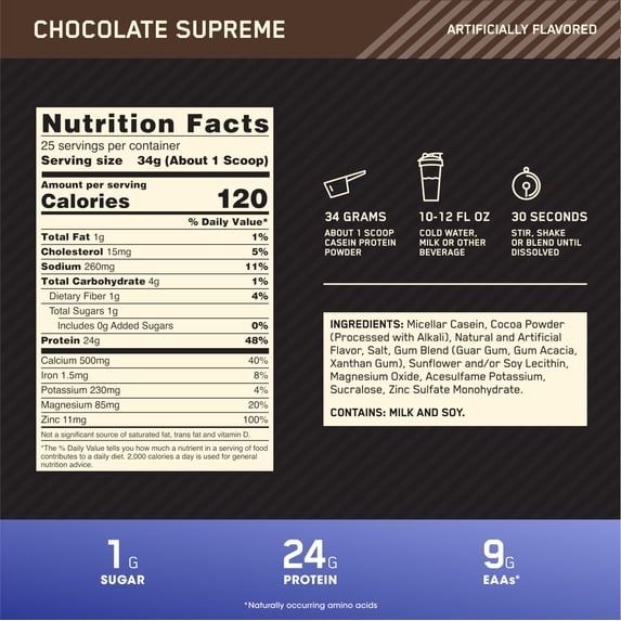 Casein Protein ON x 1.8 Lbs