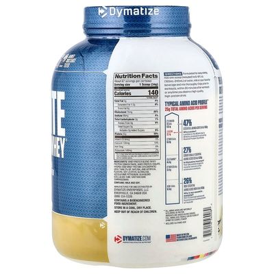 Elite 100% Whey Protein Dymatize x 5 lbs