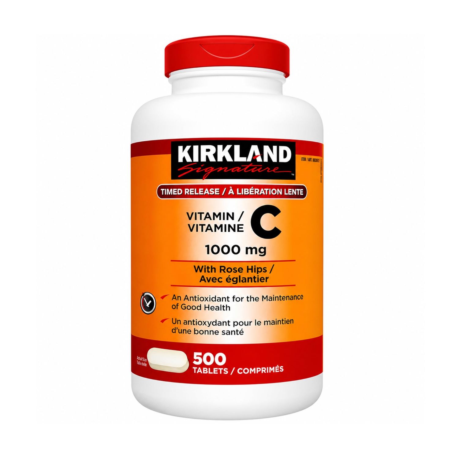 Vitamina C Kirkland ~ 1.000 MG × 500 Tabletas