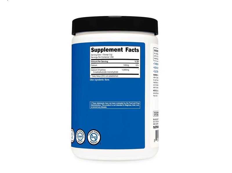 HMB Nutricost - 1.000Mg x 250 Serv