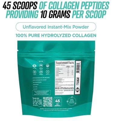 Peptidos de colageno Phinatural´s x 454 Gramos