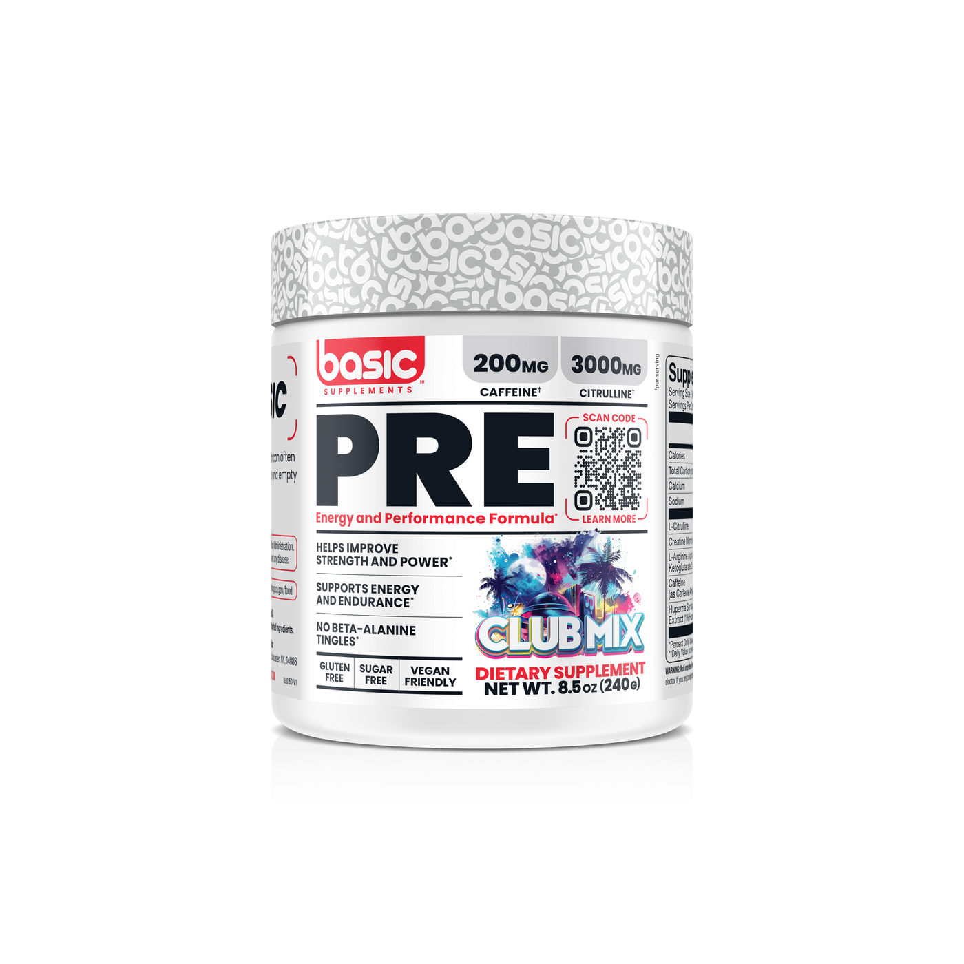 Pre Workout BASIC x 30 Servicios