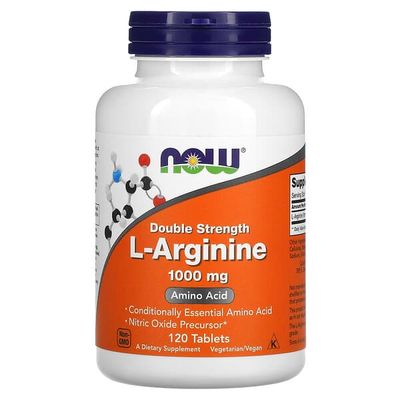 L Arginina NOW - 1.000Mg x 120 Tabletas