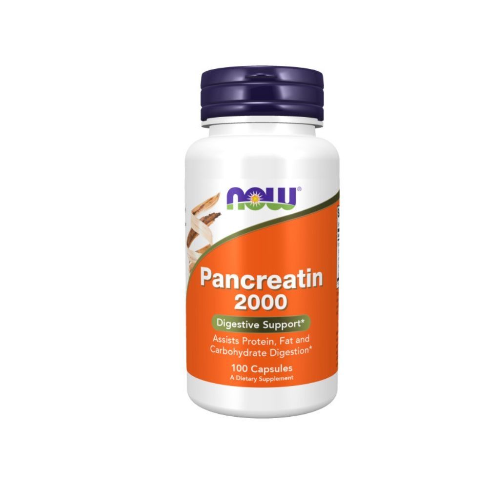 Pancreatin 2.000 NOW x 100 Veggie Capsulas