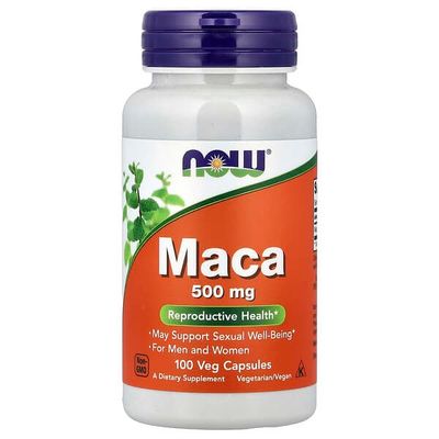 MACA NOW - 500 Mg x 100 Veggie Capsules