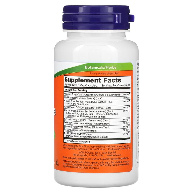 Menopause Supoort NOW x 90 Veggie Capsules