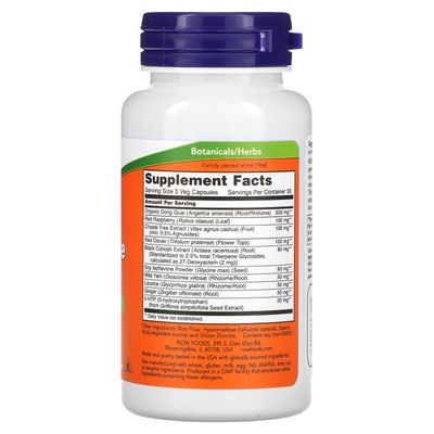 Menopause Supoort NOW x 90 Veggie Capsules