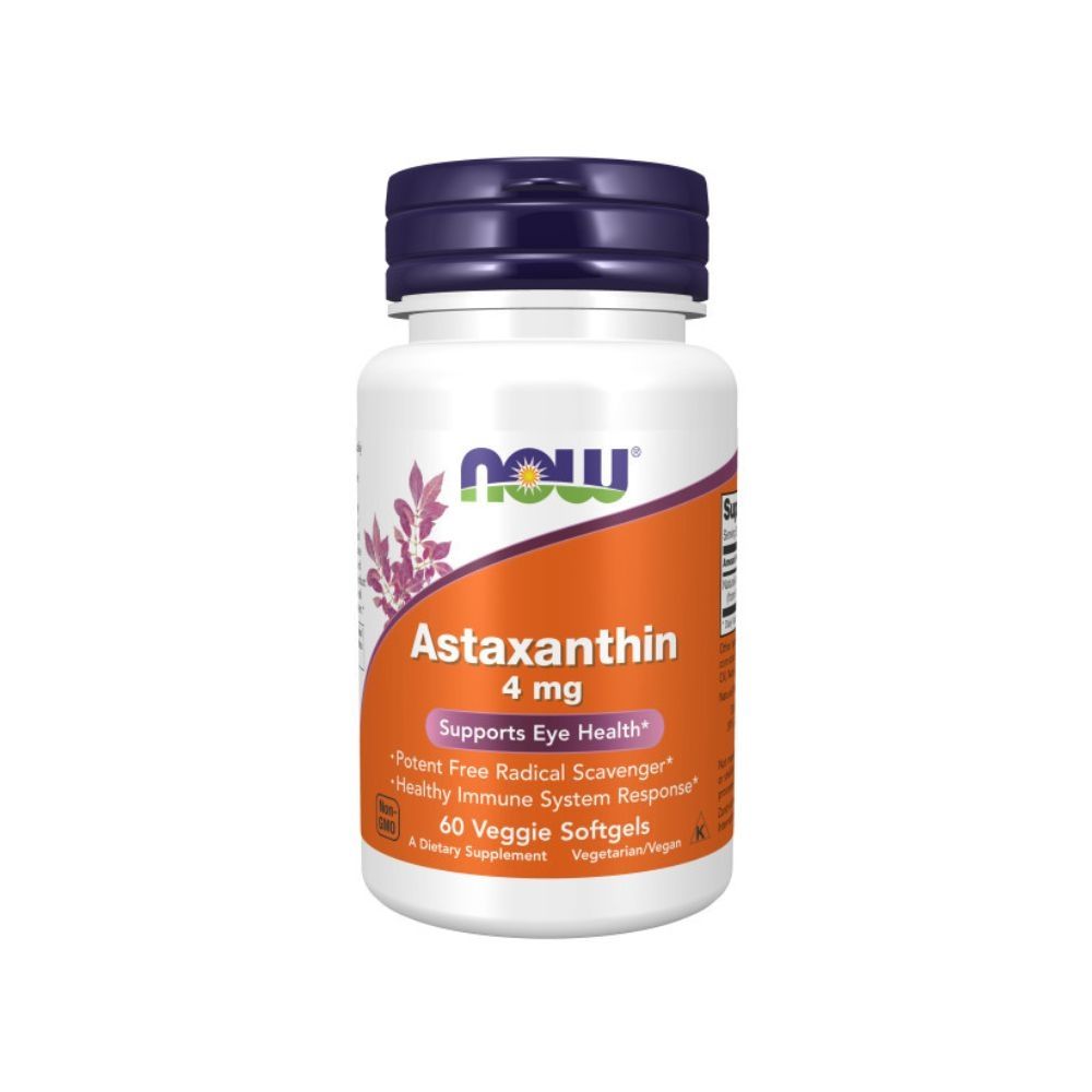 Astaxanthin NOW - 4 Mg 60 Sofgels