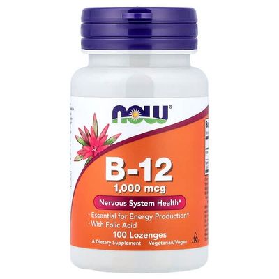 B12 NOW - 1.000 Mcg x 100 Lonzenges