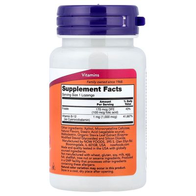B12 NOW - 1.000 Mcg x 100 Lonzenges