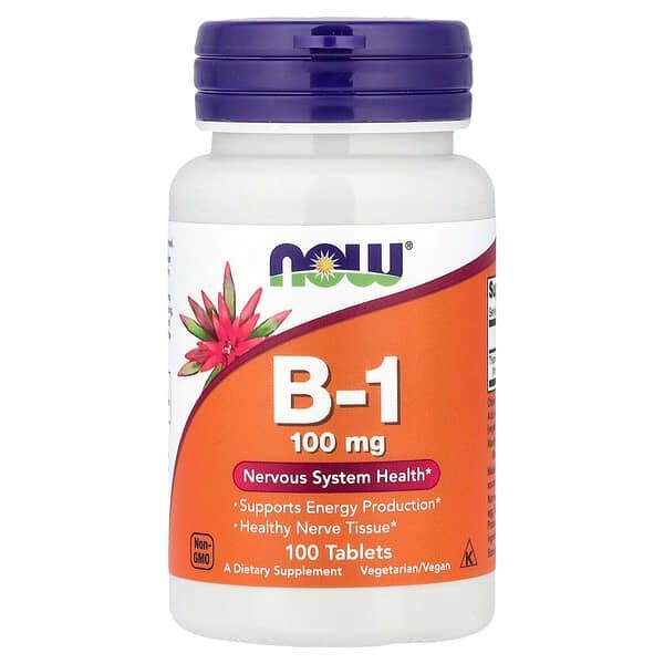 Thiamin NOW - 100 Mg x 100 Tabletas
