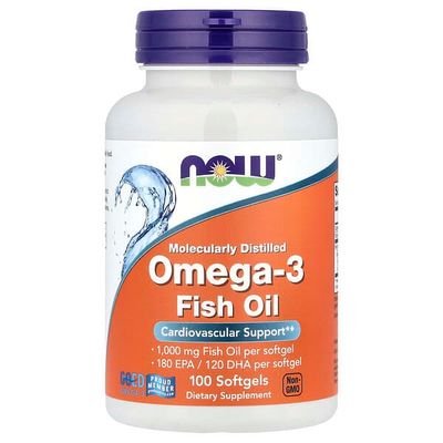 OMEGA 3 - 1.000 Mg NOW x 100 Sofgels