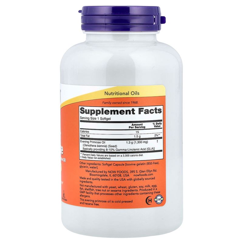 Super Evening Primrose Oil NOW - 1.300 Mg x 120 Sofgels