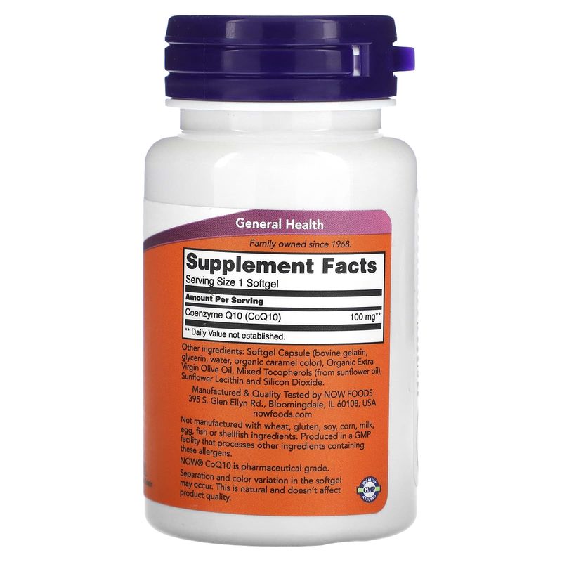 Coq10 NOW - 100 Mg x 50 Sofgels