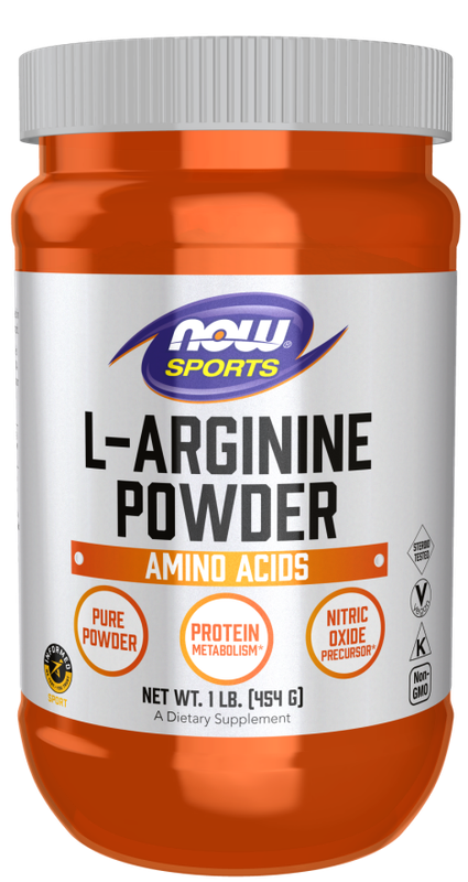 L-Arginine Powder NOW x 454Gr