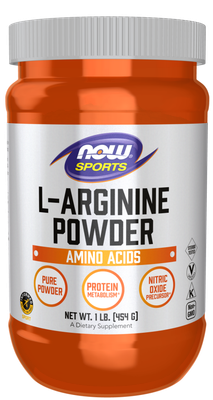 L-Arginine Powder NOW x 454Gr