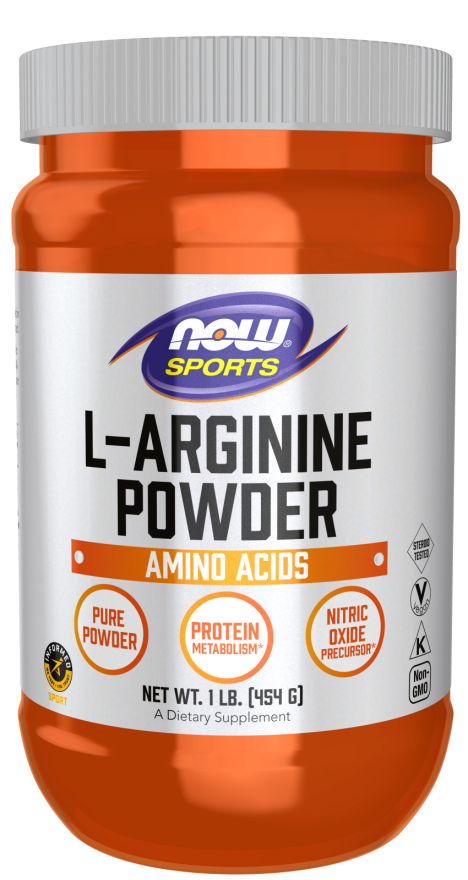 L-Arginine Powder NOW x 454Gr