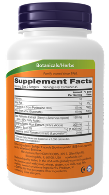 Prostate Support NOW x 90 Sofgels