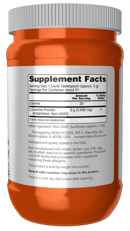 L-Leucine  Powder NOW x 255Gr