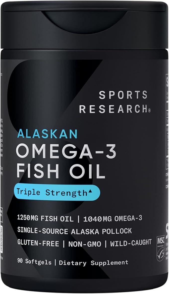 Omega 3 Fish Oil Sport Research - 1.250 Mg x 90 Sofgels