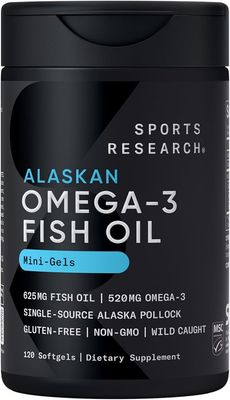 Omega 3 Fish Oil Sport Research - 625 Mg x 120 Sofgels