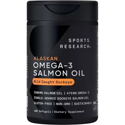 Omega 3 Salmon Oil Sport Research - 2.500 Mg x 180 Sofgels