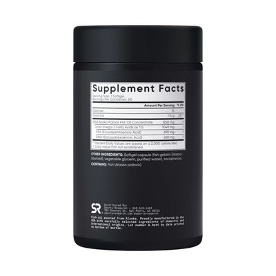 Omega 3 Fish Oil Sport Research - 1.250 Mg x 60 Sofgels