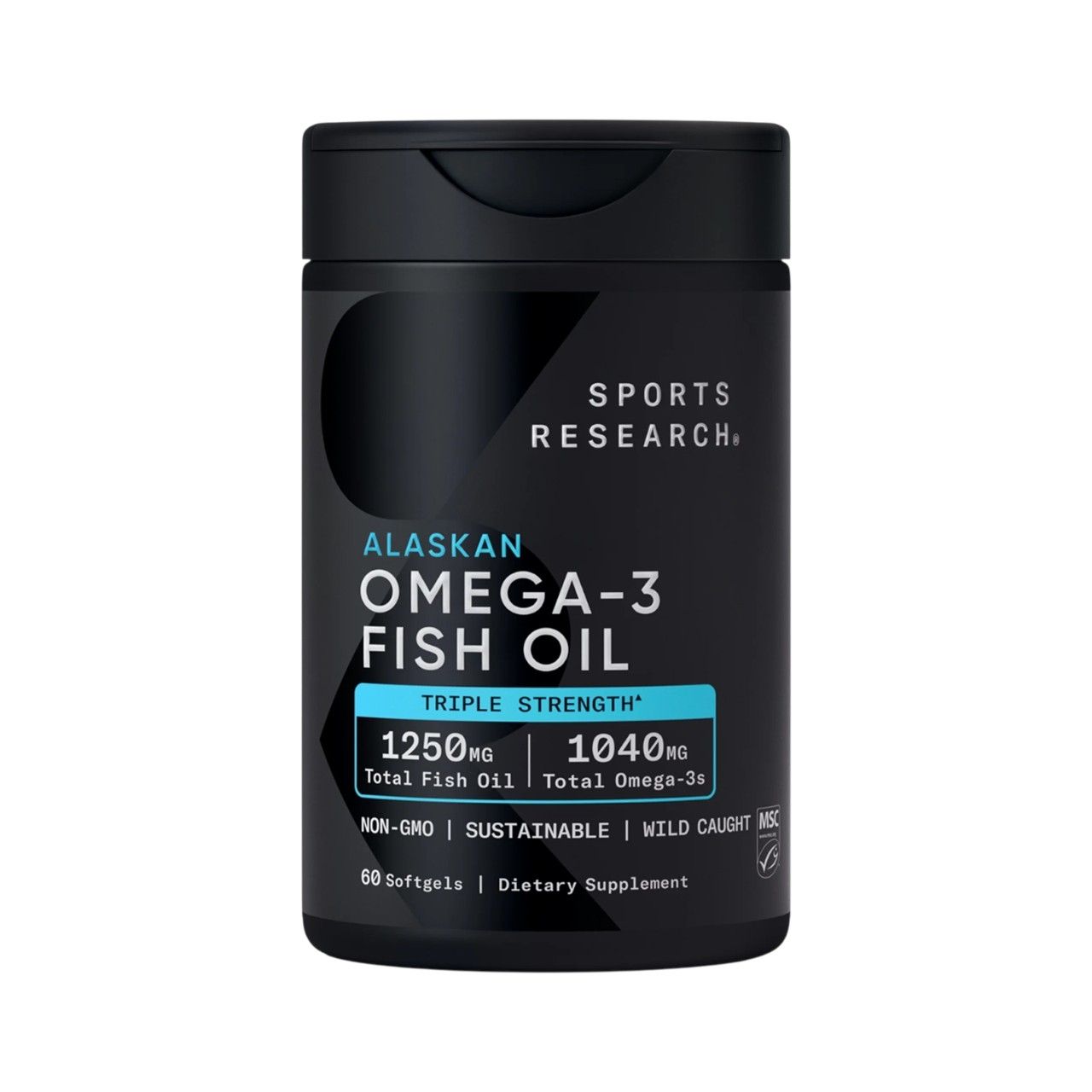 Omega 3 Fish Oil Sport Research - 1.250 Mg x 60 Sofgels