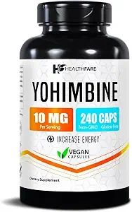 Yohimbe HealthFare 10Mg x 240 Capsules