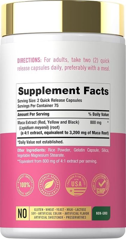 Maca Womens Carlyle 3.200 x 150 Capsules