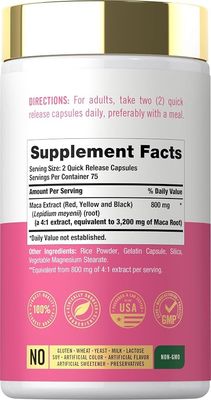 Maca Womens Carlyle 3.200 x 150 Capsules