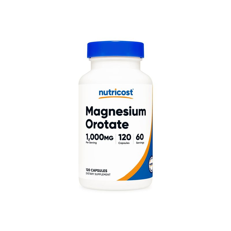 Magnesio Orotato Nutricost - 1.000Mg x 120 Capsulas