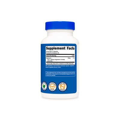 Magnesio Orotato Nutricost - 1.000Mg x 120 Capsulas