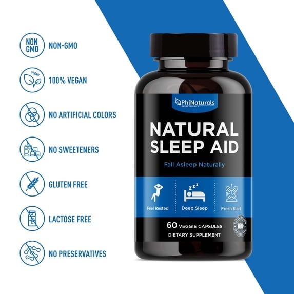 Natural Sleep Phinaturals x 60 Capsules