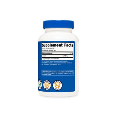 L.- Leucine - 2000 Mg x 120 Capsulas