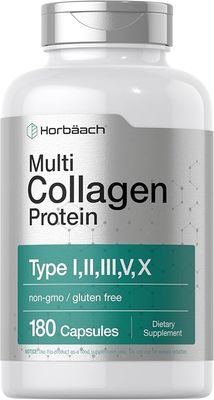 Multi Collagen Horbach (Type l,ll,lll,V,X) x 180 Capsulas