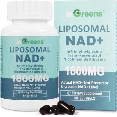 Liposomal NAD+ inGreens - 1.800Mg x 60 Sofgels