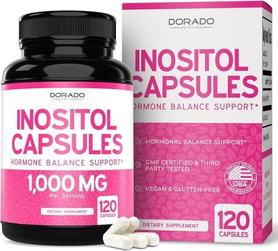 Myo Inositol Dorado Nutrition - 1000Mg x 120 Capsulas